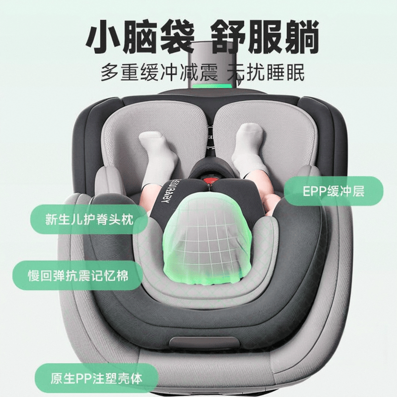 椅测评：为宝宝的安全出行保驾护航瓦力棋牌ledibaby安全座(图1)